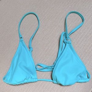 Blue PacSun bikini top